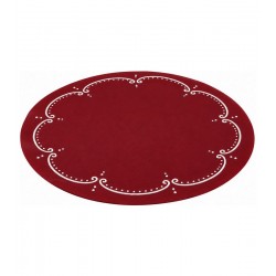 Lugar Americano 38cm Charme Vermelho Polipropileno Wolff